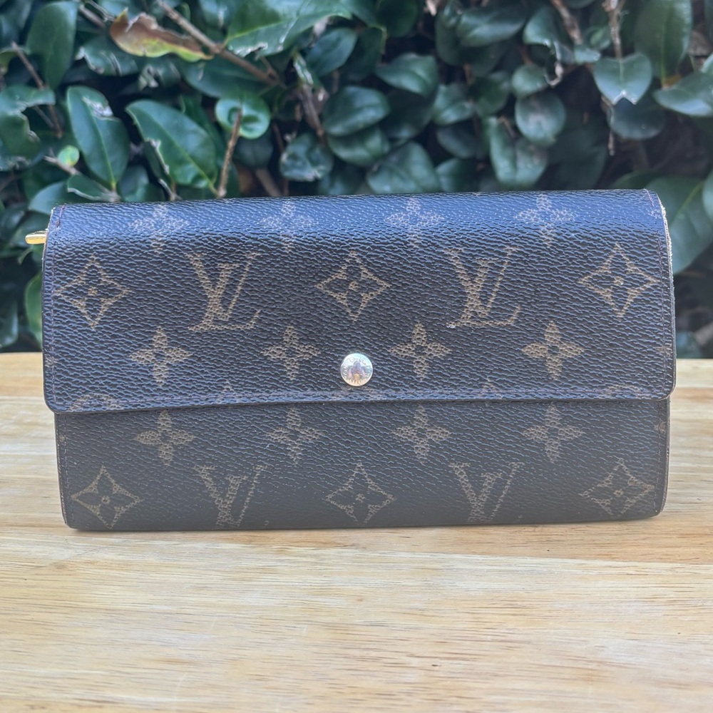 Authentic Louis Vuitton Sarah Wallet Vintage Monogram Fair Condition Read!